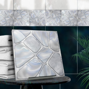 Perlmutter - Zell-Collage N12 Fliese