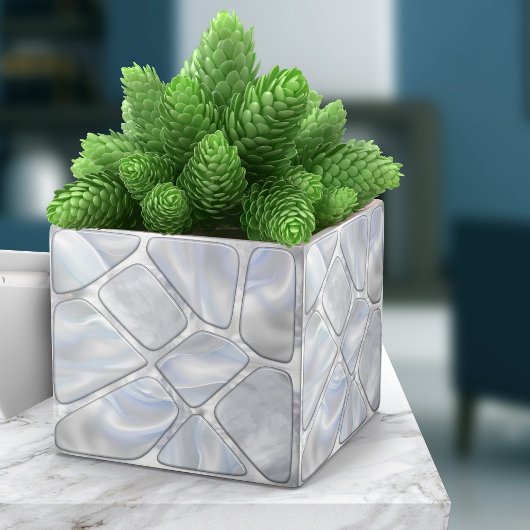 Perlmutter - Zell-Collage N12 Fliese