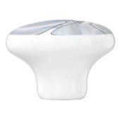 Perlmutter - Zell-Collage N12 Keramikknauf (Seitenansicht)