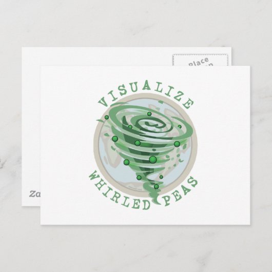 Perlmuttererbsen Postkarte (Vorne/Hinten)