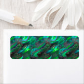 Perlmuttermutter Aquamarines Foto Muster (Insitu)