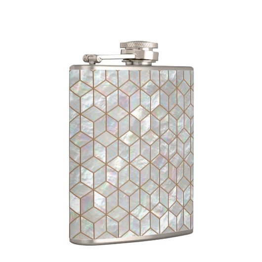 Perlmuttfliesen Flachmann (Rechts)