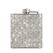 Perlmuttfliesen Flachmann (Rückseite)