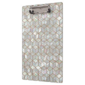 Perlmuttfliesen Klemmbrett (Links)