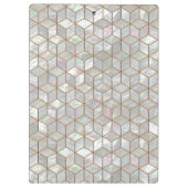 Perlmuttfliesen Klemmbrett (Rückseite)