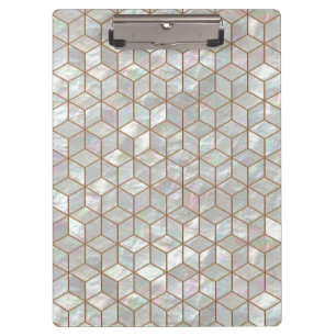 Perlmuttfliesen Klemmbrett