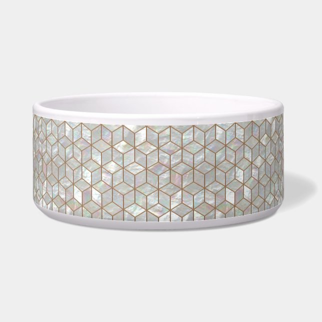 Perlmuttfliesen Napf (Vorderseite)