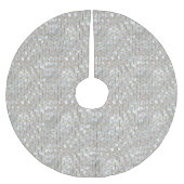 Perlmuttfliesen Polyester Weihnachtsbaumdecke (Vorderseite)