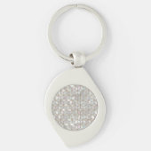 Perlmuttfliesen Schlüsselanhänger (Vorderseite)