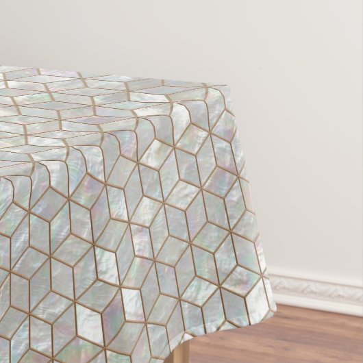 Perlmuttfliesen Tischdecke (Beispiel)