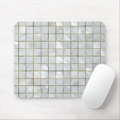 Perlmuttmosaik mit Goldfolien-Gitter Mousepad (Mit Mouse)