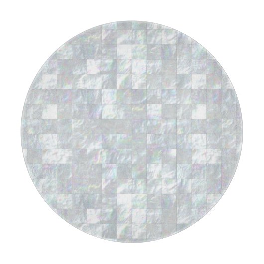 Perlmuttmosaik Schneidebrett (Vorderseite)
