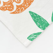 Perlmuttmuster Fleecedecke (Ecke)