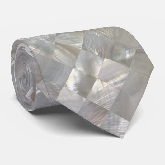 Perlmuttmuster Krawatte (Gerollt)