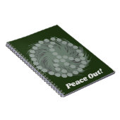 Perlmuttmuster Pflanzenbauweise Liebe Notizblock (Rechte Seite)