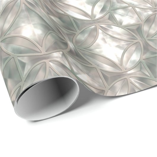 Perlmuttnachahmung Geschenkpapier (Rolleneckpunkt)