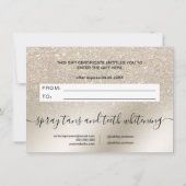 Perlmuttpflanze Glitzer Elfenbein ombre (Rückseite)