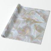 Perlmuttschimmernder Irisierender Stoff Geschenkpapier (Ungerollt)