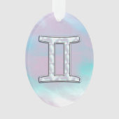 Perlmuttzwillings-Tierkreis-Symbol Ornament (Vorderseite)