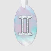 Perlmuttzwillings-Tierkreis-Symbol Ornament (Vorderseite)