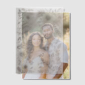 Perlpapier 25 pergament einladungen (Versatz (Ehepaar))