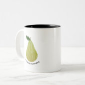 Perlpech Zweifarbige Tasse (Vorderseite Links)