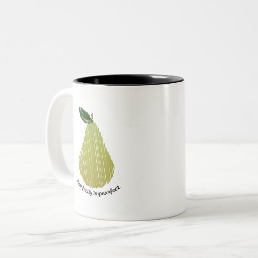 Perlpech Zweifarbige Tasse (Vorderseite Links)