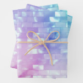 Perlschimmer-Mutter glänzt mädchenhaft Geschenkpapier Set (Beispiel)