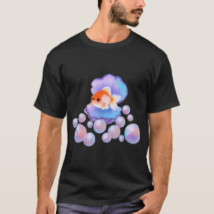 Perlschuppener Goldfisch mit Perlen T-Shirt