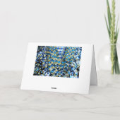 Perlstickerei Karte (Rückseite)