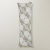 Perlstrände Elegant Stilvoll Weiß Seitenschläferkissen (Vorderseite Vertikal)