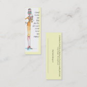 Perlt Lesezeichen Mini Visitenkarte (Vorne/Hinten)