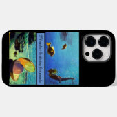 Perltauchen Case-Mate iPhone Hülle (Rückseite (Horizontal))