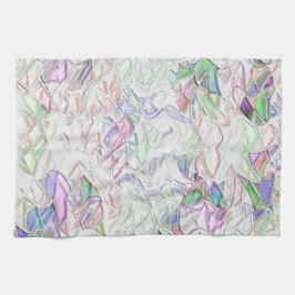 Perltöne oder farbige, in Creme gemischte Stücke Geschirrtuch