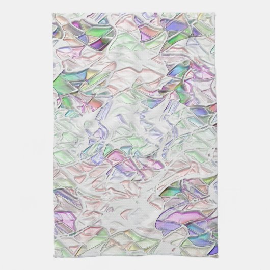 Perltöne oder farbige, in Creme gemischte Stücke Geschirrtuch (Vertikal)