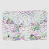 Perltöne oder farbige, in Creme gemischte Stücke Golfhandtuch (Horizontal)