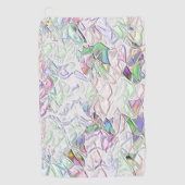 Perltöne oder farbige, in Creme gemischte Stücke Golfhandtuch (Vorderseite)