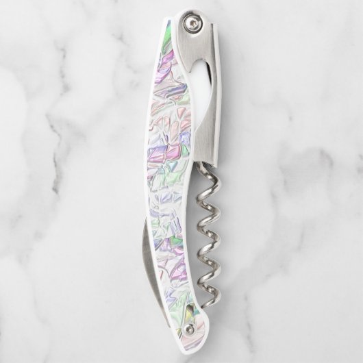 Perltöne oder farbige, in Creme gemischte Stücke Kellnermesser (Rückseite)