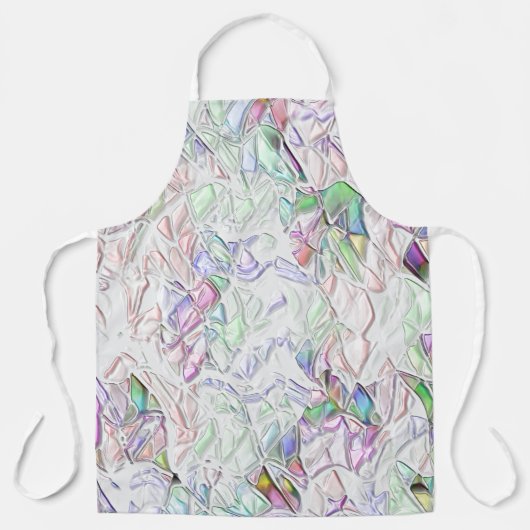 Perltöne oder farbige, in Creme gemischte Stücke Schürze (Vorderseite)