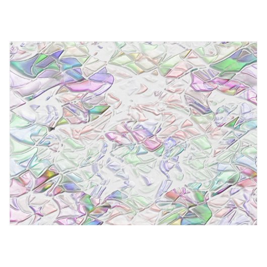 Perltöne oder farbige, in Creme gemischte Stücke Tischdecke (Vorderseite (Horizontal))