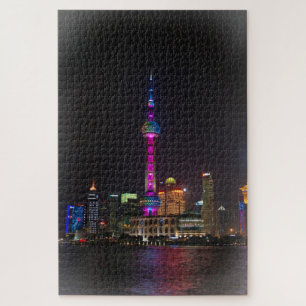 Perlturm - Shanghai, China - 20x30 - 1014 Stk. Puzzle