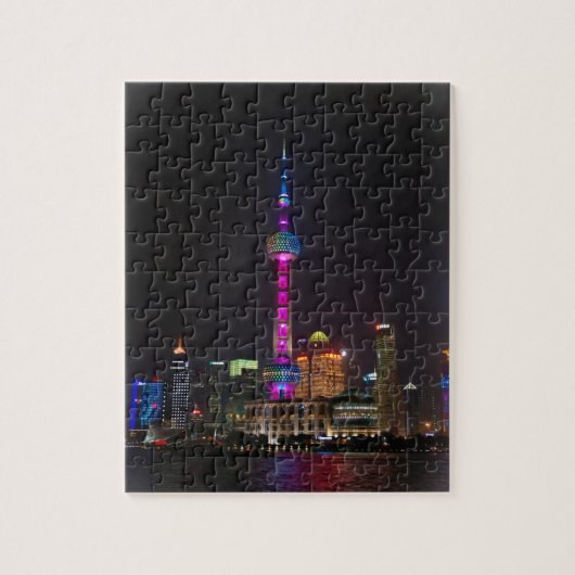 Perlturm - Shanghai, China - 8x10 - 110 Stk. Puzzle (Vertikal)