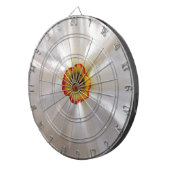 Perlweiße Narzisse Dartscheibe (Vorderseite rechts)