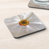 Perlweiße Narzisse Untersetzer (Linke Seite)