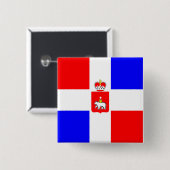 Perm Krai, Russland-Flagge Button (Vorne & Hinten)