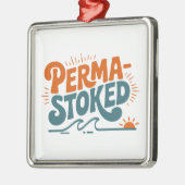 Perma-Stoked Waves Ornament Aus Metall (Links)