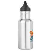 Perma-Stoked-Wellen Edelstahlflasche (Links)