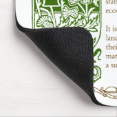 Permaculture - ein Grün u. ein Brown der Mousepad (Ecke)