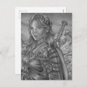 "Permafrost" postacrd Feiertagspostkarte (Vorne/Hinten)