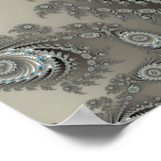 Permafrosting - Fraktal Poster (Ecke)